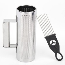 Metal Guiro Stainless Steel Hand Percussion Musical Instruments with Scraper ...