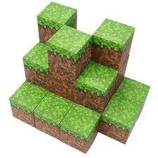24 Pcs Treat Boxes for Video Game Birthday Decorations, Pixel Game Party...
