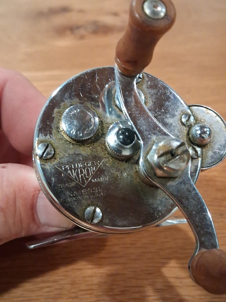Vintage Pflueger Akron No. 1893L Fishing Reel USA | eBay