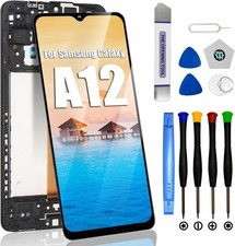 Samsung Galaxy A12 Screen Replacement with Frame, 6.6 Inch LCD Display