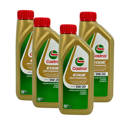 4x1 Liter Castrol Edge Professional 0W-20 LL IV C5 VW 508 00 509 00 Porsche C20