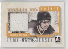 2010 ITG Decades 1980s Rookie Game-Used Jersey Silver Ray Bourque Raymond 17uj
