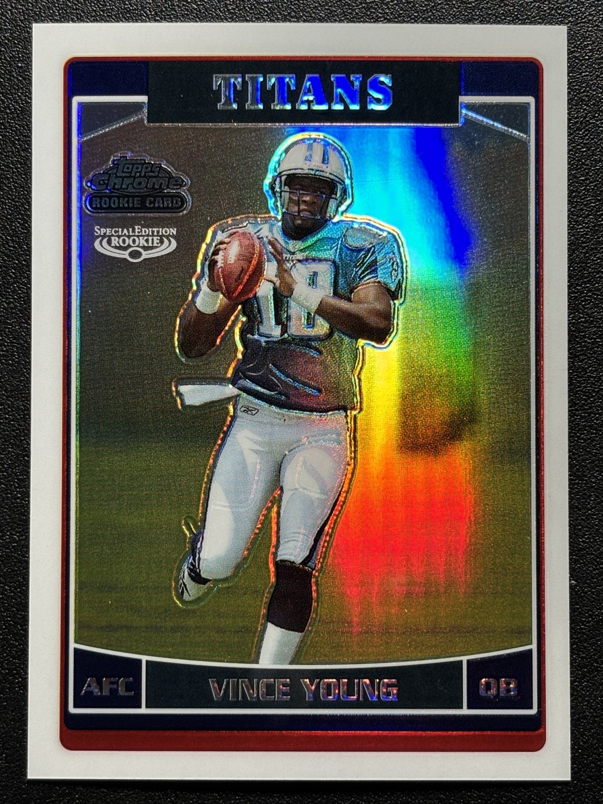 2006 Topps Chrome Refractors #223 Vince Young RC Tennessee Titans