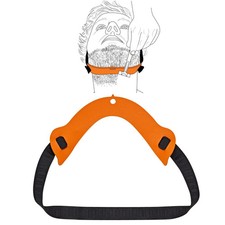 Beard Neckline Guide Lite: Hands-Free, Flexible, Adjustable, Beard Template, ...