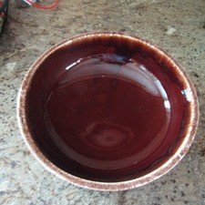 Kathy Kale, USA Large Brown Bowl, Vintage