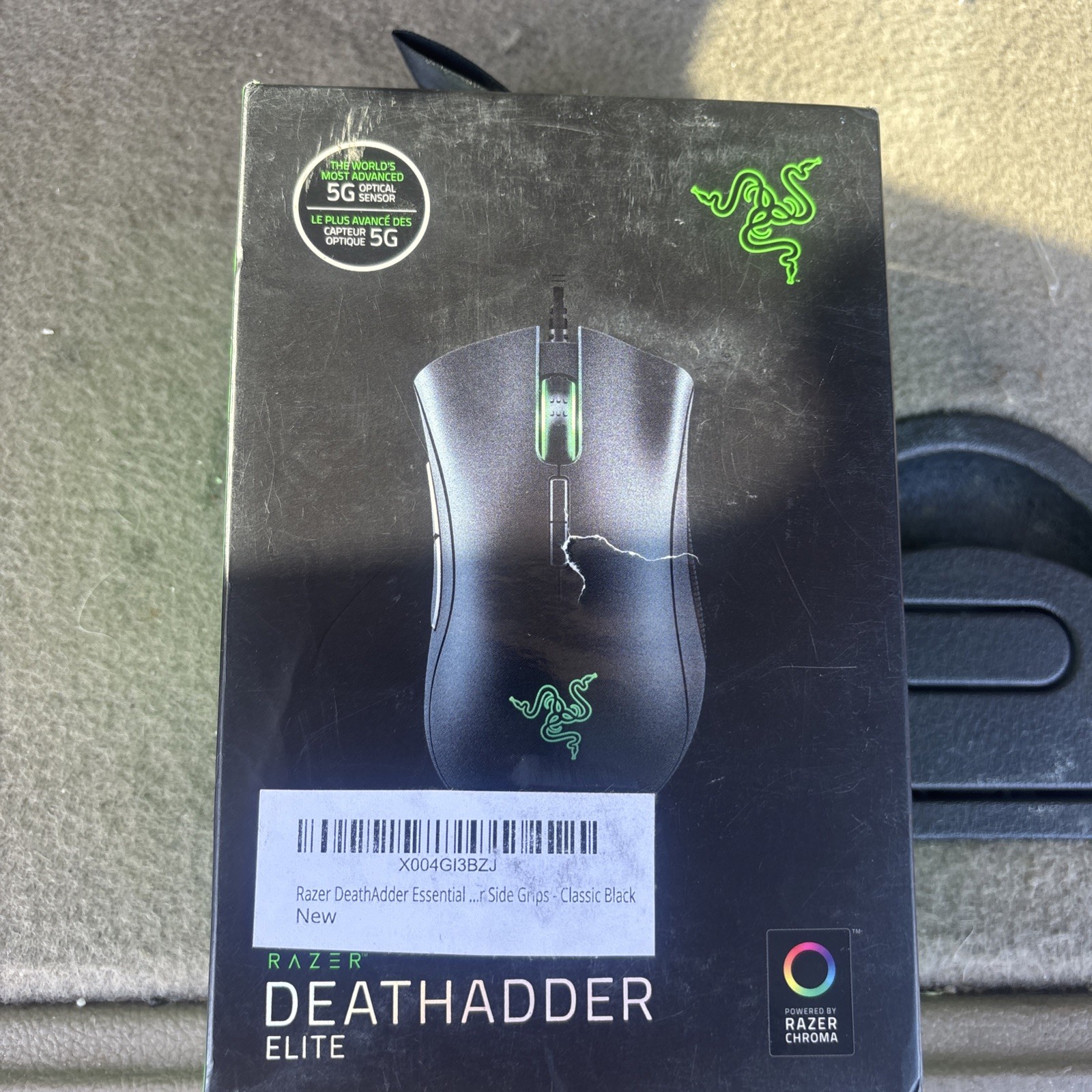New Razer DeathAdder Elite Wired Mouse 16,000 DPI Optical Se