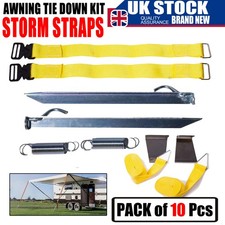 FIAMMA AWNING TIE DOWN KIT S YELLOW FOR F35 F45 F65 F80s Full Porch Awnings