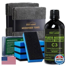 WEST HORSE 90ml Ceramic Plastic Restorer Car ...