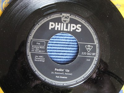 7''Single ''Fats Domino  -Mary, Oh Mary + Packin' Up'' Philips  (320 062 BF)