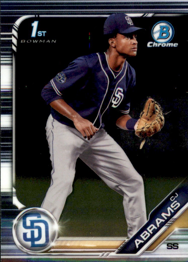 2019 Bowman Chrome Draft #BDC85 CJ Abrams