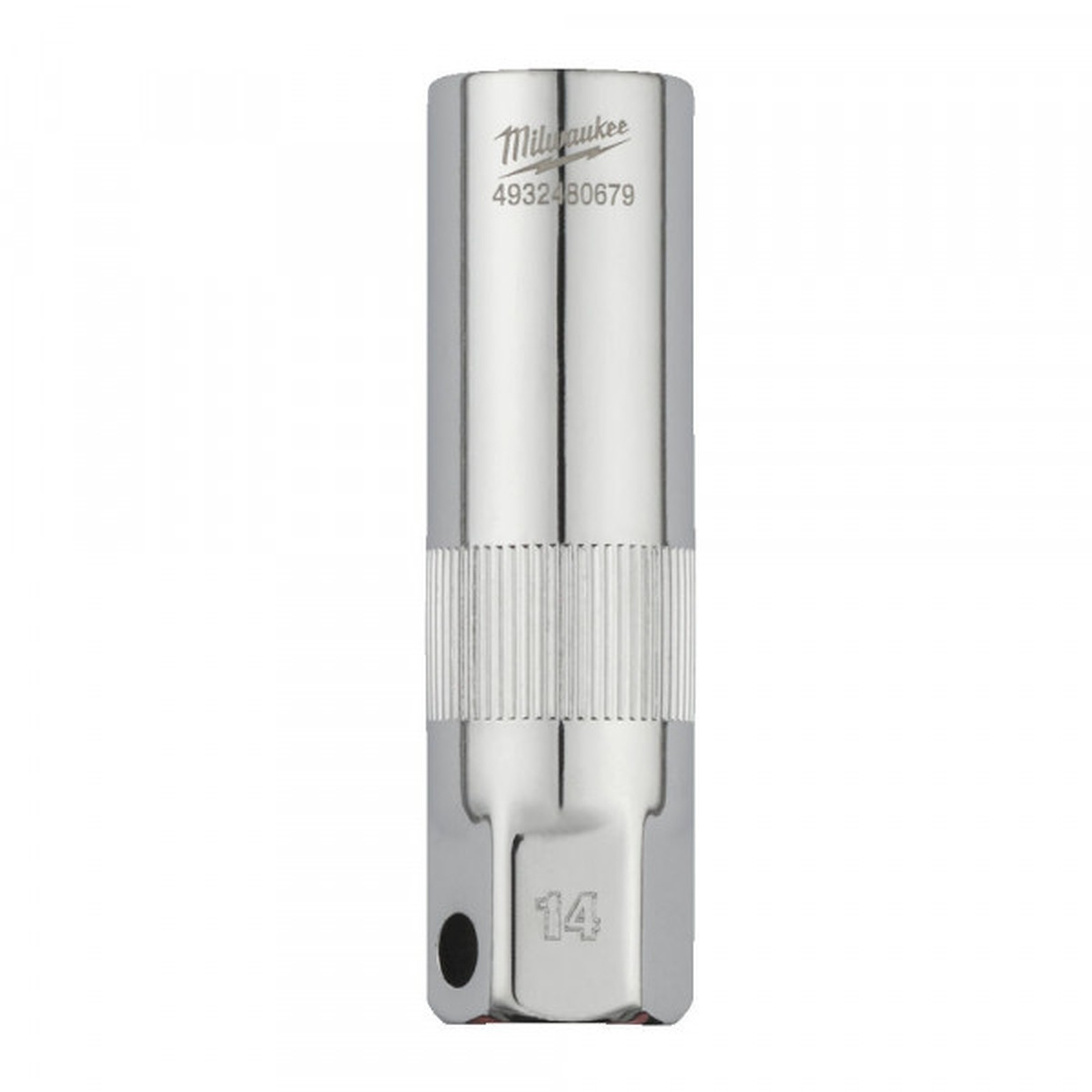 14mm Spark Plug Socket - 3/8 Inch Drive - Retainer Prevents Wear - MILWAUKEE