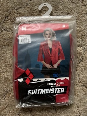 Suitmeister Harley Quinn Blazer Women's Medium Costume Jacket DC Comics New M