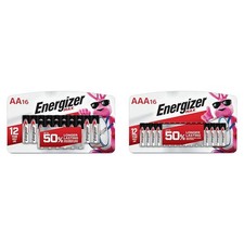 Energizer MAX AA AAA Batteries Combo Pack 16 AA 16 AAA 32 Count