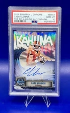 2024 Bowman University Chrome Big Kahuna Cade Klubnik Auto PSA 10 Clemson Tigers