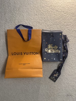 LOUIS VUITTON Authentic Paper Shopping Bag - 14  x9 x4  With Cologne Box