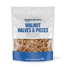 , Walnut Halves Pieces, 40 Oz Previously Happy Belly, Packaging May Vary