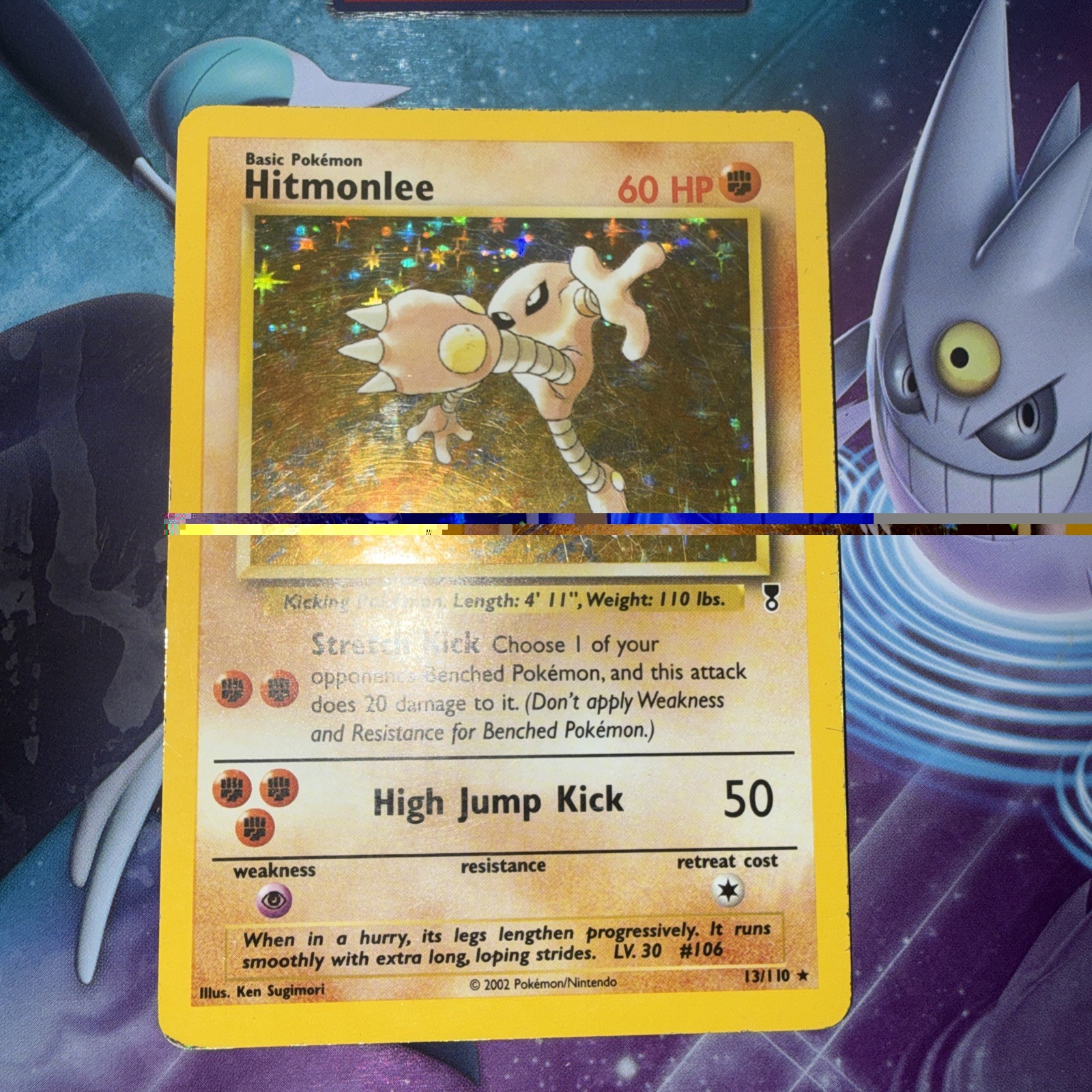Pokemon Card Hitmonlee 13/110 Legendary Collection Holo Rare WOTC