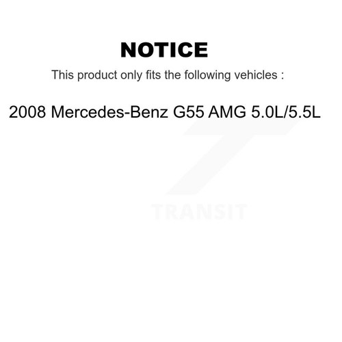 AmeriBRAKES KNW-100813 2-Wheel Set Brake Pad Sets Front for MB Mercedes G Class - Picture 2 of 8