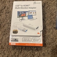 j5create USB 3.0 to HDMI Multi-Monitor Adapter JUA254 - NEW