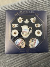 MW Reutter German Porcelain Miniature Doll Tea Set Porzellan New