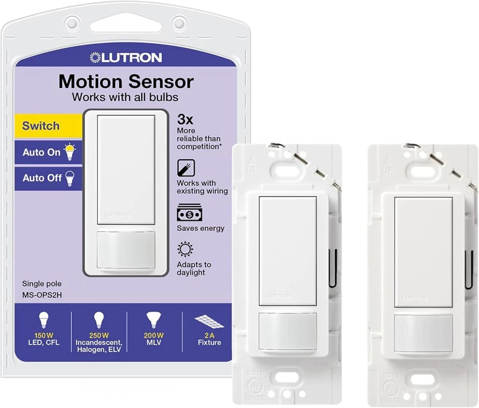 Maestro Motion Sensor Light Switch 2 Pack - Image 3 of 4