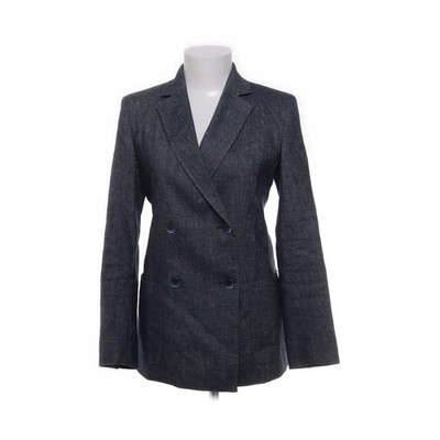 MaxMara Studio, Blazer, Größe: 38, Grau, Acetat/Baumwolle/Elasthan/Leinen #t2S