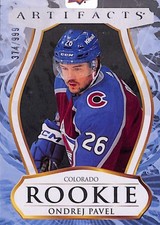 Ondrej Pavel 2023-24 Upper Deck Artifacts Stars ROOKIE #208 Avalanche /999