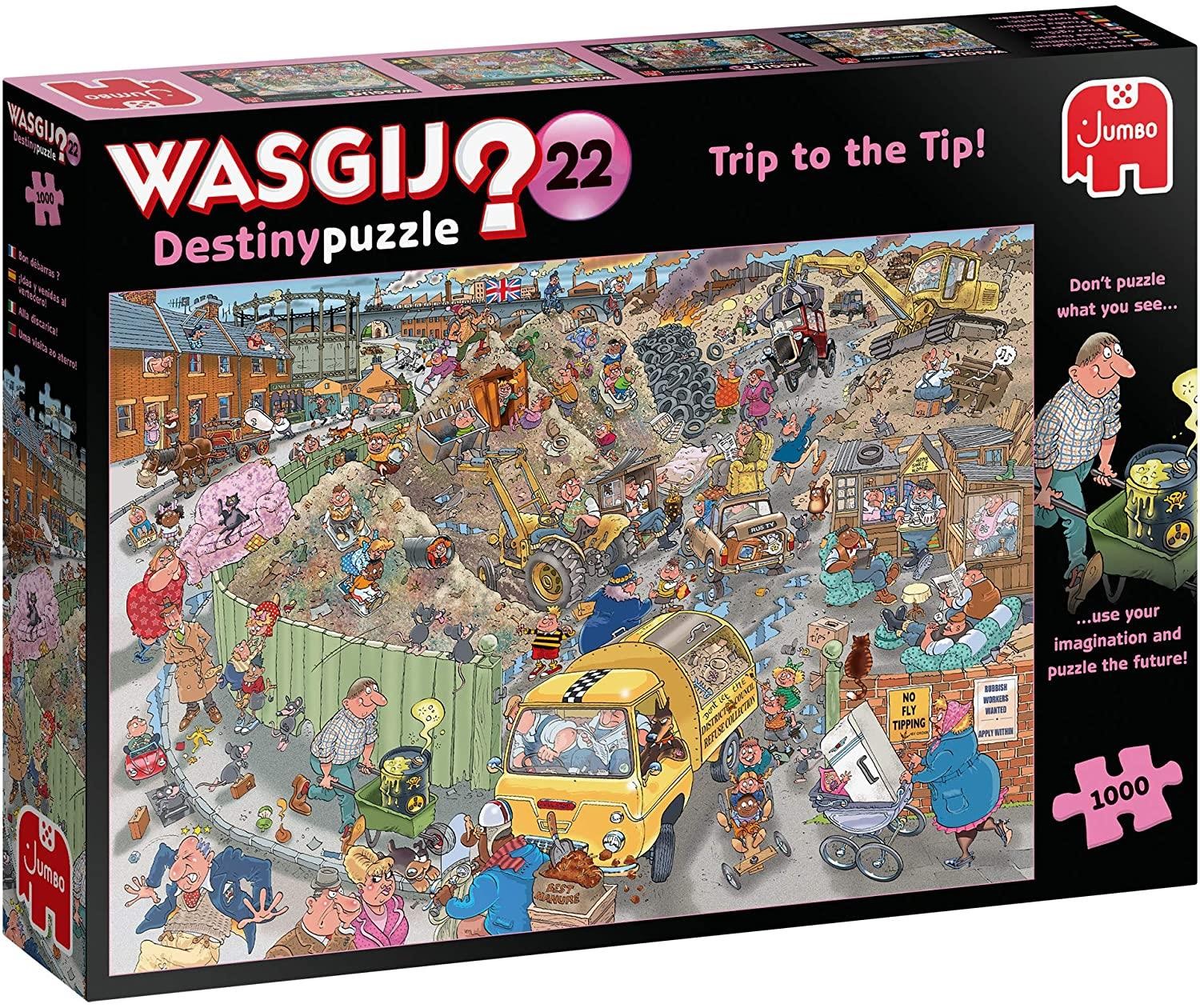 Wasgij Destiny 22 A Trip to the Tip! Jigsaw Puzzle (1000 pieces) - DAMAGED