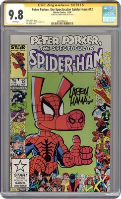 Peter Porker Der Spektakuläre Spider-Ham #12D CGC 9.8 SS Hama 1986 4459906014