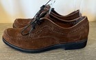 HUSH PUPPIES Women’s Size 8.5M BROWN SUEDE LEATHER Oxford SHOES