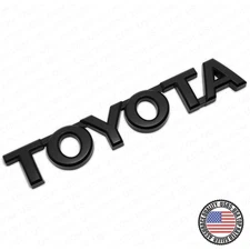 For 10-16 Tacoma Toyota Matte Black Letter Tailgate Nameplate Emblem Badge Logo