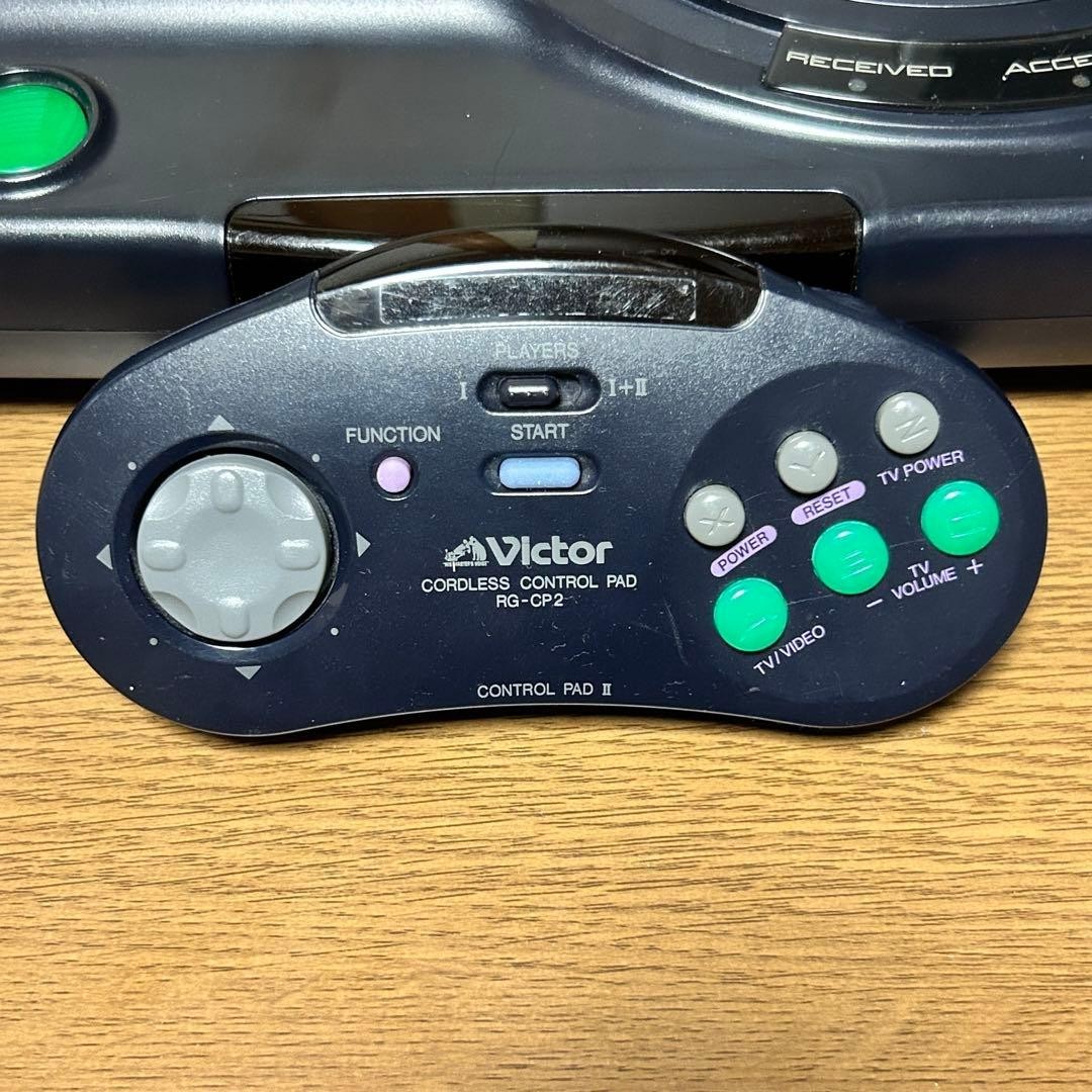 WONDER MEGA Console system RG-M2 Victor Cartridge Working SEGA