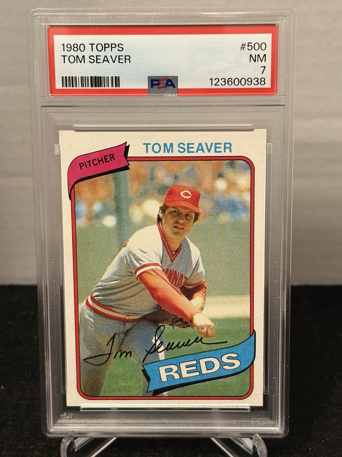 1980 Topps - Tom Seaver #500 - PSA 7