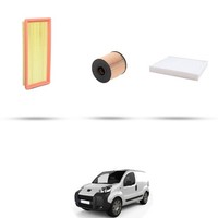 Hoffcar Set Service - 3 Filter Kompatibel Mit Peugeot Bipper 1.4 54Kw Von 200