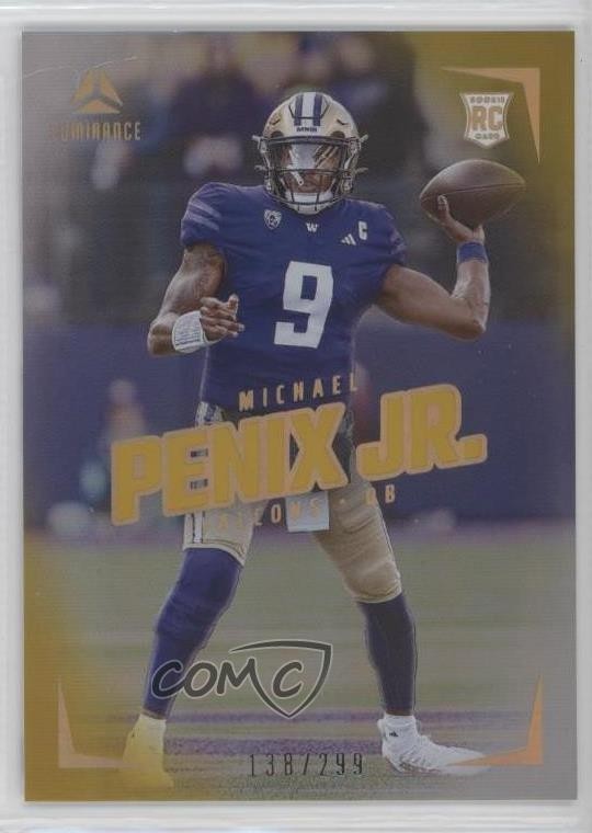 2024 Panini Luminance Rookies Gold 138/299 Michael Penix Jr #136 Rookie RC 07lk