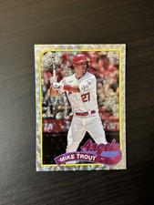 Mike Trout 2024 Topps 1989 Silver Holo Foilboard #89B2-50 Los Angeles Angels MVP