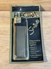 Vintage NOS 1983 Scripto Electra Disposable Butane Lighter