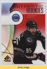 2024 Upper Deck SP Game Used Authentic Rookies Red Cameron Crotty #206 READ 0c6