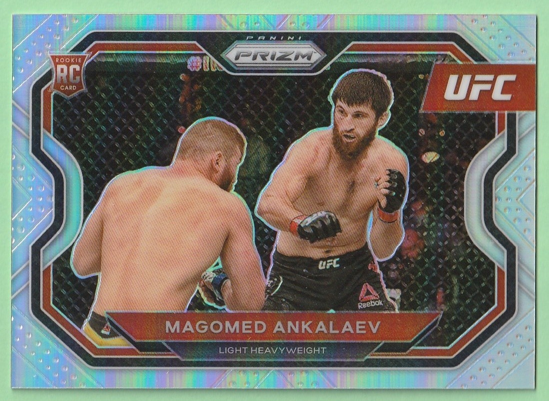 2021 PANINI PRIZM UFC SILVER MAGOMED ANKALAEV RC #123 LIGHT HEAVYWEIGHT ROOKIE