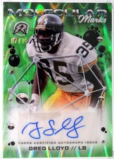 BOX HIT HOF AUTO /15!!! 2025 Topps Resurgence Molecular Marks Greg Lloyd