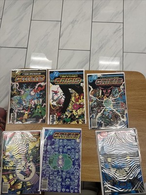 CRISIS ON INFINITE EARTHS #1-12 COMPLETE SET 1985 1986 DC Comics Wolfman Perez