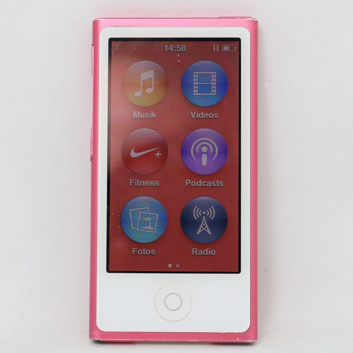Apple iPod nano 7. Generation Rosa (16GB) MP3 Player / Bluetooth / vom Händler