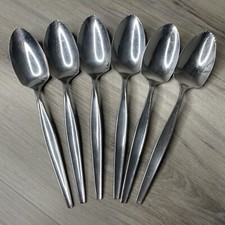 Vintage Citra Stainless Japan Grapefruit Spoons Flatware Kitchen Lot of 6 Citrus