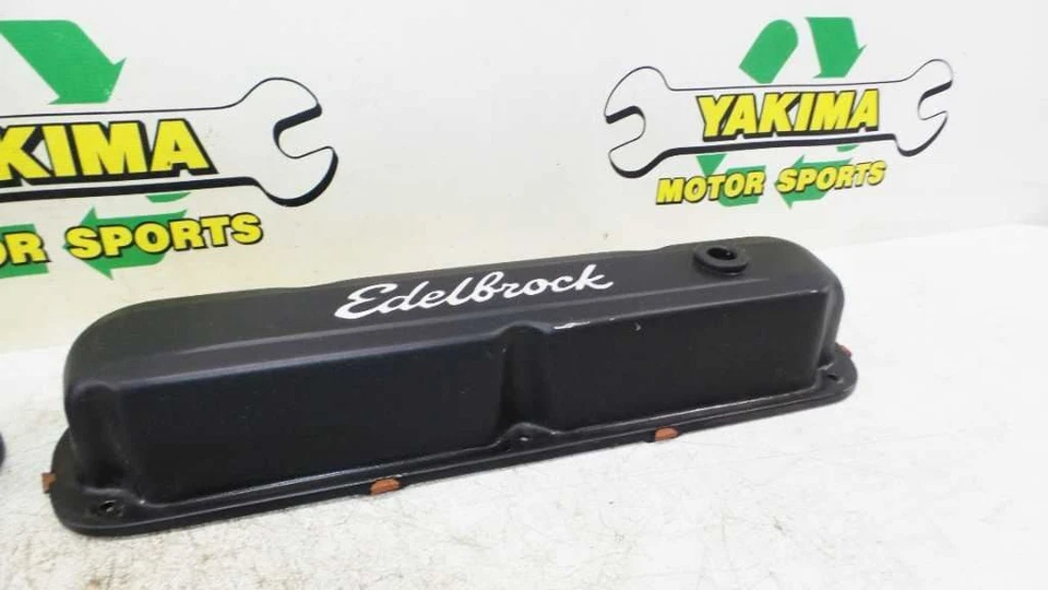 80-92 Dodge Ram D150 D250 D350 5.9L GAS LH RH Edelbrock Valve Covers - Image 3 of 4