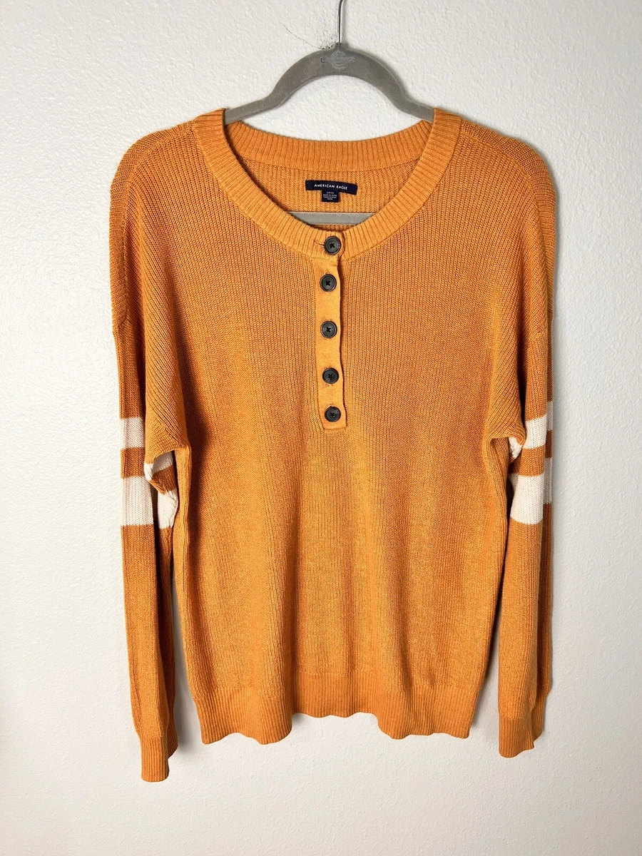 American eagle deals orange sweater