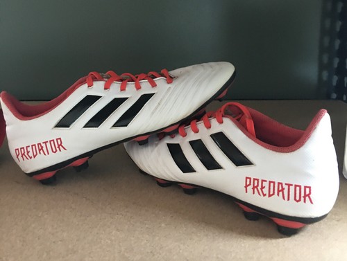 Botines Adidas Predator Blanco Negro Rojo (9.5) para hombre-usado una  temporada | eBay