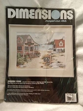 DIMENSIONS SEASIDE COVE STAMPED CROSS STITCH KIT 3126 New Package Vintage 1992