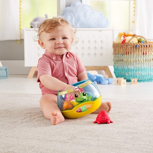 NEW Fisher-Price MAGICAL LIGHTS FISHBOWL Songs & Music Pretend Play Fun Baby Toy - Picture 4 of 14