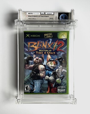 Blinx 2 Masters Of Time & And Space - Xbox - Brand New WATA 9.4 Seal A+