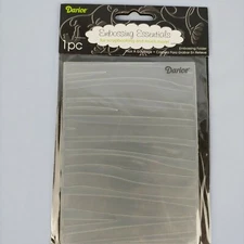 Darice Embossing Essentials Folder 1217-42 Zebra Hobby Paper Craft Scrapbooking